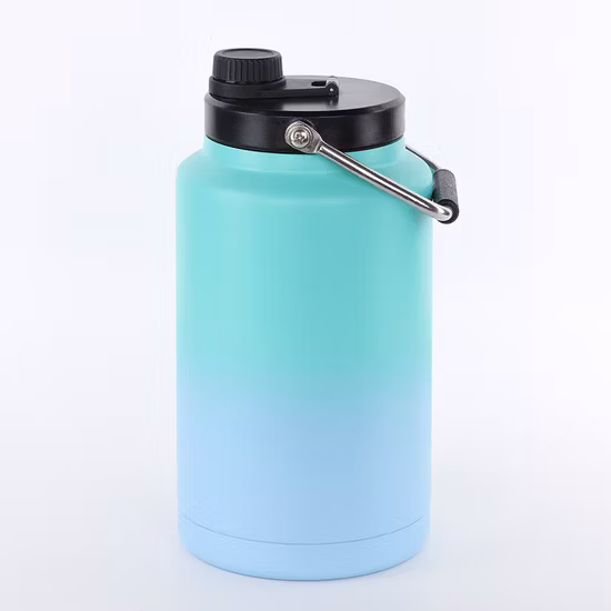 Thermos da 128 once brocca da galloni grande fiaschetta a bocca larga in acciaio inossidabile adatta per palestra sportiva bottiglia d'acqua senza BPA