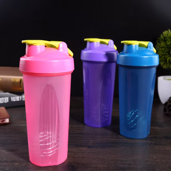 Bottiglia shaker in polvere proteica con logo personalizzato da 600 ml