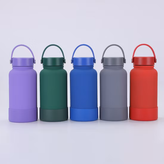Bottiglia d'acqua thermos da esterno in acciaio inossidabile 304 con bocca larga accettabile OEM